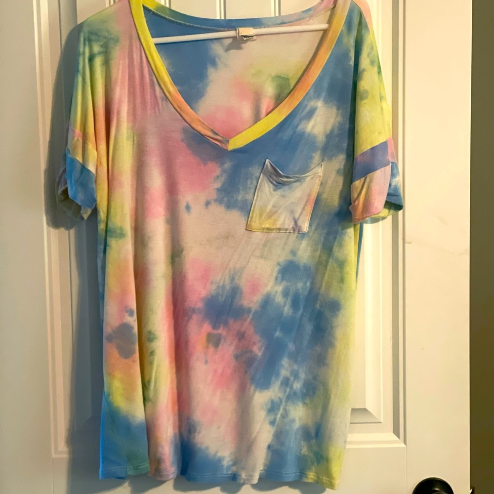 Tie dye shirt bought from boutique.